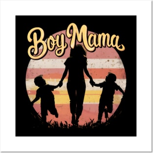 Boy mama Posters and Art
